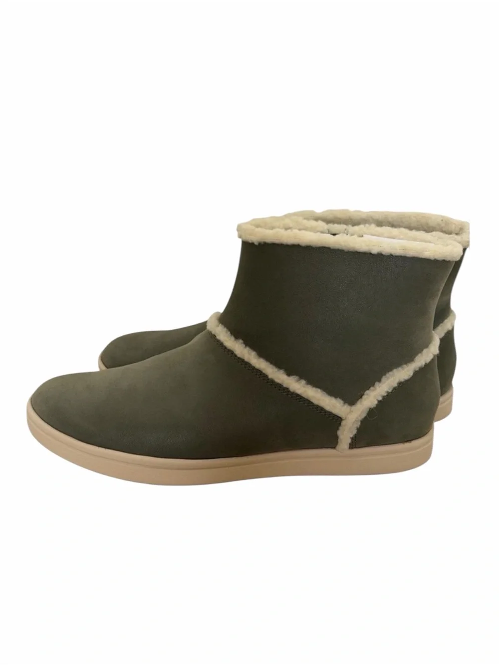 Cloud Steppers Clarks Ankle Boots Step Glow Rose Olive Taupe 10 NIB